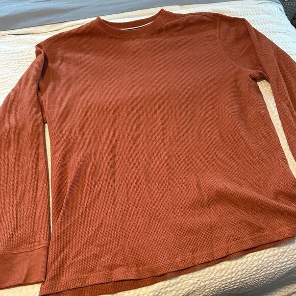 Member Mark EUC Orange Thermal - Picture 1 of 2